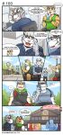  anthro backpack clothing comic dialogue felid gym_pals h155296 hi_res male mammal myosotis_(gym_pals) pal_(gym_pals) pantherine tiger 