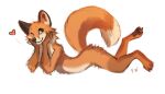 2022 anthro blue_eyes brown_body brown_fur canid canine digital_media_(artwork) feet fingers flashw fox fur male mammal simple_background smile solo toes white_background 