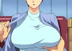  breast_grab breast_lift breast_squeeze breasts cirima grabbing hikaru_no_go large_breasts milf mitsuko_sanrakugaki shindou_mitsuko volvox 