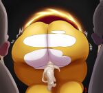  bent_over big_butt bodily_fluids butt cum disney female genital_fluids genitals hekapoo hi_res male male/female not_furry penis portal star_vs._the_forces_of_evil stuck thick_thighs underground_(artist) 