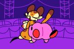  animated anthro anus big_butt bouncing_breasts bouncing_butt breasts butt clawroline genitals kirby kirby_(series) mouthful nintendo pussy superiorfox twerking video_games 