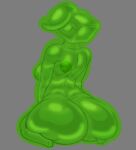  absurd_res anthro arttransor big_butt butt core cutie_with_a_booty goo_creature hi_res huge_butt invalid_tag jiggly looking_at_viewer monster shiny_(disambiguation) slime 