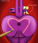  &lt;3 anus avian bird butt butt_heart eyewear female glasses hi_res hirundinid holidays invalid_tag juanonyx love oscine passerine sega solo sonic_riders sonic_the_hedgehog_(series) swallow_(bird) valentine&#039;s_day wave_the_swallow 