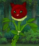  ambiguous_gender bloom domestic_cat drupe_(fruit) dungeons_and_dragons fan_character fantasy felid feline felis feral food forest forest_background fruit hasbro hi_res hybrid mammal nature nature_background plant solo summer tree walnut wizards_of_the_coast 