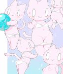  &lt;3 2019 2ch anthro ascii_art ball beach_ball big_head bikini biped blush blush_stickers breasts closed_smile clothed clothing digital_drawing_(artwork) digital_media_(artwork) domestic_cat ears_up empty_eyes felid feline felis female fingers genitals hands_behind_back inflatable legs legs_together looking_at_viewer mammal mouth_closed musical_note navel nipples pink_body playful pool_toy portrait pussy qadyx shaded shii simple_background skimpy slightly_chubby small_breasts smile solo sparkles standing swimwear thick_thighs wide_hips 