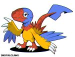  archen bandai_namco claws digimon digitalclaws dinosaur fossil_pok&eacute;mon humor nintendo pok&eacute;mon pok&eacute;mon_(species) reptile scalie sharp_teeth solo standing teeth video_games wings 