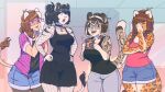  dandee_(character) felid female hi_res jaguar kitzy_(character) lion luxarman mammal orio_(character) pantherine sabrina_(character) snow_leopard 