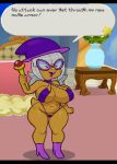  anthro english_text eyewear female freckles glasses hair hi_res high_heels kammy_koopa koopa lipstick magikoopa makeup mario_bros nintendo scalie short_stack slightly_chubby solo somescrub text thick_thighs video_games wand white_hair 