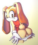  apostle ass cream_the_rabbit furry looking_behind panties panty_pull pussy sonic_the_hedgehog tail 