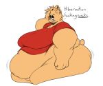  2021 annoyed anthro belly big_belly big_breasts big_butt bottomless breasts bri_(kaboodles) butt clothed clothing english_text female hair kaboodles mammal morbidly_obese morbidly_obese_anthro morbidly_obese_female obese obese_anthro obese_female overweight overweight_anthro overweight_female profanity solo text ursid 