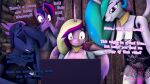  animal_genitalia animal_penis anthro clothed clothing computer english_text equid equine equine_penis female friendship_is_magic genitals hi_res horn humanoid laptop mammal my_little_pony partially_clothed penis princess_cadance_(mlp) princess_celestia_(mlp) princess_luna_(mlp) senthaurekmern spying surprised_expression text twilight_sparkle_(mlp) winged_unicorn wings 
