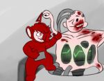  bethesda_softworks duo fallout fallout1 fallout_(character) fallout_master fanarts humanoid male male/male master master_(fallout) slendytubbies teletubbies teletubby teletubby_alexandra video_games 