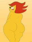  big_butt breadwinners butt darkmario81 embarrassed embarrassed_nude_female female hair hi_res nickelodeon officialdm rambamboo_(breadwinners) red_hair solo toad_(disambiguation) 