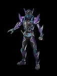  1boy aqua_eyes armor belt breastplate cowboy_shot crocodile crocodile_fullbottle crocodilian full_body gun highres holding holding_gun holding_weapon kamen_rider kamen_rider_build_(series) kamen_rider_rogue male_focus open_hand outstretched_arm pauldrons peihao_wang rider_belt sclash_driver shoulder_armor solo standing tokusatsu villain_pose visor weapon 