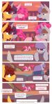  absurd_res alligator alligatorid animal_genitalia anus blue_eyes boneless_(mlp) brown_hair chapaevv cheese_sandwich_(mlp) clothing comic comic:meet_the_pies crocodilian cutie_mark dialogue digital_media_(artwork) earth_pony english_text equid equine fan_character female feral friendship_is_magic fur genitals group gummy_(mlp) hair hasbro hi_res horse male mammal maud_pie_(mlp) mercury_gray mudbriar_(mlp) my_little_pony nude open_mouth pink_body pink_fur pink_hair pinkie_pie_(mlp) pony purple_hair reptile scalie text zebra 