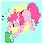  alligator alligatorid blue_eyes confetti crocodilian cutie_mark duo earth_pony equid equine eye_contact female feral friendship_is_magic green_body gummy_(mlp) hair hasbro hi_res horse looking_at_another male mammal my_little_pony pink_body pink_hair pink_tail pinkie_pie_(mlp) pony purple_eyes reptile scalie smile teeth urbanqhoul 