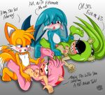  afrosoricid ambiguous_fluids amy_rose anthro balls barefoot blue_body blue_eyes blue_fur breasts canid canine ear_piercing eulipotyphlan feet female female_penetrated fennec fox fur genitals green_body green_eyes green_fur group group_sex hair half-closed_eyes hand_on_breast hedgehog hi_res humanoid idw_publishing kitsunami_the_fennec leg_grab male male/female male_penetrating male_penetrating_female mammal miles_prower narrowed_eyes nipple_piercing nipples nude open_mouth orgasm_face parallel_sex penetration penis piercing pink_body pink_fur pink_hair pinup pose purple_eyes pussy sega sex sharp_teeth sirjzau sonic_the_hedgehog_(comics) sonic_the_hedgehog_(idw) sonic_the_hedgehog_(series) spread_legs spreading surge_the_tenrec teeth tenrec text tongue tongue_out vaginal vaginal_penetration video_games yellow_body yellow_fur 