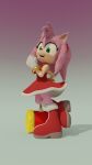  3d_(artwork) absurd_res accessory amy_rose anthro boots clothing digital_media_(artwork) doublestuffed eulipotyphlan female footwear hair_accessory hairband hammer handwear hedgehog hi_res looking_at_viewer mammal plantigrade sega simple_background solo sonic_the_hedgehog_(series) tools video_games 