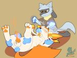  bodily_fluids cum disembodied_hand eeveelution genital_fluids ghost_hands hi_res male male/male masturbation nintendo pok&eacute;mon pok&eacute;mon_(species) riolu sylveon syngie_(artist) video_games 