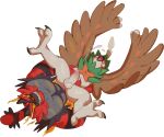  &lt;3 &lt;3_eyes anal anal_penetration anthro anus balls biped brown_body brown_feathers chest_grab claws competition dangpa decidueye duo ejaculation erection feathers fur genitals hi_res incineroar looking_pleasured male male/male nintendo penetration pok&eacute;mon pok&eacute;mon_(species) red_body red_fur sex sexfight sexual_competition smile spread_legs spread_wings spreading video_games wings 