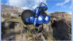  aircraft alien armor big_breasts big_butt black_body black_sclera borisalien breasts butt cleavage clothed clothing female halo_(series) headgear helmet hi_res huge_breasts huge_butt hyper hyper_butt microsoft riding sangheili solo vehicle video_games xbox_game_studios yellow_eyes 