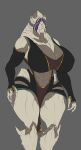 absurd_res alien big_breasts breasts cleavage clothed clothing coolmaster98 female hi_res huge_breasts humanoid mass_effect solo thick_thighs turian vetra_nyx video_games wide_hips 