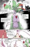  absurd_res alpha_pok&eacute;mon anthro anus big_breasts bodily_fluids breasts clitoral_hood comic cowgirl_position cum cum_in_pussy cum_inside dialogue duo female female_on_top from_front_position gardevoir genital_fluids genitals hi_res human humanoid_genitalia humanoid_penis internal male male/female mammal nintendo nipples on_bottom on_top penis pok&eacute;mon pok&eacute;mon_(species) pussy pussy_juice red_eyes rei_(pokemon) san_ruishin sex size_difference uterus vaginal video_games 