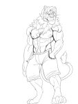  felid feline heartlessfang hi_res lion mammal muscular pantherine wolfboyj 