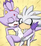  absurd_res asmadeus blaze_the_cat domestic_cat duo eulipotyphlan felid feline felis female fingering hedgehog hi_res male male/female mammal nipple_fetish nipple_play nipple_suck sega silver_the_hedgehog sonic_the_hedgehog_(series) sucking tenshigarden 