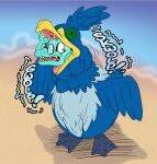  2020 anthro avian bird blue_body blue_feathers blue_scales bodily_fluids cramorant crocodile crocodilian crocodylid duo eyewear fangs feathers feral glasses green_eyes gums hand_on_mouth looking_back looking_scared lordweegee64 male neck_bulge nintendo open_mouth oral_vore pok&eacute;mon pok&eacute;mon_(species) reptile saliva saliva_string scales scalie soft_vore sound_effects spread_wings teeth text tongue tongue_out totodile totodileweeb18 video_games vore wide_eyed wings 