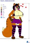  anthro big_breasts breasts canid canine female fox huge_breasts huge_tail inflatable mammal sex_doll solo unknown_artist 