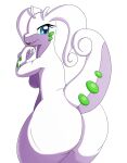  anthro big_butt breasts butt female goodra hi_res nintendo nude pok&eacute;mon pok&eacute;mon_(species) simple_background solo video_games zeroviks_(artist) 