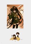  ito_noizi sakai_yuuji seifuku shakugan_no_shana shana sword thigh-highs 