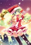  christmas greenwood midori rei thigh-highs 