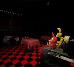  3d_(artwork) animatronic canid canine digital_media_(artwork) five_nights_at_freddy&#039;s fox foxy_(fnaf) frederika gynomorph intersex lagomorph leporid machine mammal phoenix_adverdale rabbit robot scottgames source_filmmaker springtrap_(fnaf) ursid video_games 