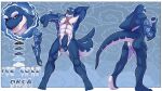  absurd_res anthro balls blazar butt cetacean delphinoid dorsal_fin erection fin fluke front_view genitals glistening glistening_body hi_res humanoid humanoid_genitalia icecoldorca lifted male mammal marine model_sheet muscular muscular_male nude oceanic_dolphin orca penis raised_tail scar smile solo tattoo toothed_whale 