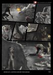  2022 anthro blood bodily_fluids broken_life comic digital_media_(artwork) disney fancomic felid female hi_res judy_hopps lagomorph leporid link6432 male mammal monster pantherine rabbit tiger zootopia 