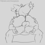  2022 animated anthro anthro_penetrated ball_slap balls big_butt big_tail bouncing_butt braixen butt canid canine couch_sex cowgirl_position digital_drawing_(artwork) digital_media_(artwork) duo ear_tuft female female_penetrated fluffy fluffy_tail from_front_position genitals hip_tuft human human_on_anthro human_on_bottom human_penetrating human_penetrating_anthro humanoid_genitalia interspecies leg_grab long_ears male male/female male_on_anthro male_penetrating male_penetrating_female mammal monochrome moojuicers nintendo on_bottom on_top penetration pok&eacute;mon pok&eacute;mon_(species) pok&eacute;philia presenting presenting_hindquarters sex slap thigh_grab thrusting tuft vaginal vaginal_penetration video_games 