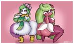  ass_to_ass big_butt bomba_world12 butt collaboration duo female hi_res hisuian_lilligant huge_butt lewd_bun64 looking_at_viewer looking_back looking_back_at_viewer nintendo not_furry pok&eacute;mon pok&eacute;mon_(species) regional_form_(pok&eacute;mon) tsareena video_games 