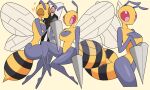  &lt;3 absurd_res anthro arthropod beedrill breasts female hi_res hymenopteran idolomantises insect insect_wings markiplier nintendo pok&eacute;mon pok&eacute;mon_(species) red_eyes video_games wings 