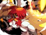  animal_focus blurry commentary_request hisuian_decidueye kura_(shironagasu02) looking_at_viewer no_humans pokemon pokemon_(creature) red_pupils solo watermark white_fur yellow_eyes 