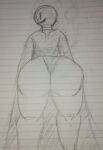  absurd_res anthro big_butt butt clothing entity exposed_butt hi_res male monster partygoer_(the_backrooms) presenting presenting_hindquarters smile solo spinmesideways_(artist) tagme the_backrooms underwear 