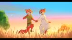  16:9 anthro black_bars canid canine disney duo female fox hi_res letodoesart letterbox maid_marian male mammal robin_hood robin_hood_(disney) widescreen 