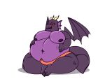  3_toes anthro applebottomfemboy belly bodily_fluids dragon feet female genital_fluids herm hi_res intersex jouigidragon male morbidly_obese morbidly_obese_intersex navel nipples obese obese_intersex overweight overweight_intersex precum toes 