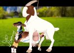  alpine_goat angellsview3 animal_genitalia animal_penis balls bdsm bell black_body black_fur blep boer_goat bondage bound bovid brown_body brown_fur caprine caprine_pussy cervine_penis cloven_hooves collar digital_drawing_(artwork) digital_media_(artwork) domestic_goat duo erection eyes_closed female female_penetrated feral feral_on_feral feral_penetrated feral_penetrating feral_penetrating_female feral_penetrating_feral fur genitals goat grey_eyes harness hi_res hooves horizontal_pupils horn legs_tied lemon_testicles looking_back lying male male/female male_on_feral male_penetrating male_penetrating_female male_penetrating_feral mammal multicolored_body multicolored_fur on_side penetration penile penile_penetration penis penis_in_pussy photo_background pupils ridged_horn short_tail small_horn spread_legs spreading teats tongue tongue_out udders vaginal vaginal_penetration 