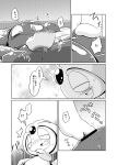  bed blush bodily_fluids comic duo female female/female fingering furniture genital_fluids hi_res japanese_text legendary_pok&eacute;mon manaphy nettsuu nintendo pok&eacute;mon pok&eacute;mon_(species) pussy_juice surprise sweat text translation_request uxie video_games 