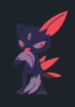  claws commentary_request full_body highres hisashi999 licking looking_down no_humans orange_eyes pokemon pokemon_(creature) sneasel solo standing tongue tongue_out 