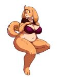  anthro blazbaros breasts canid canine canis clothing domestic_dog female hi_res lingerie mammal solo 