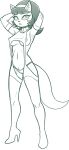 2024 accessory alternate_costume anthro areola areola_slip armpit_hair arms_bent armwear big_breasts big_eyes big_iris biped black_and_white body_hair boots breasts camel_toe clothed clothed_anthro clothed_female clothing crotch_tuft dark_hair digital_drawing_(artwork) digital_media_(artwork) domestic_cat elbow_gloves eyebrows eyelashes felid feline felis female female_anthro footwear full-length_portrait fur fur_tuft glistening glistening_eyes gloves hair hair_accessory hairband hands_behind_head handwear hi_res high_heeled_boots high_heels ineffective_clothing inner_ear_fluff iris kitty_katswell legwear looking_at_viewer mammal meme meme_clothing monochrome nickelodeon nipple_outline panties portrait pose prick_ears pupils redout short_hair solo standing straight_legs sweater t.u.f.f._puppy tail thigh_highs three-quarter_view topwear tuft turtleneck underwear virgin_killer_sweater wide_hips