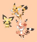 5_fingers absurd_res ambiguous_gender anthro biped claws countershade_torso countershading fakemon fingers hi_res open_mouth open_smile orange_body pawpads smile tail togebora yellow_body